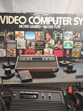 Atari Video Computer System Retro Console - Black/Brown